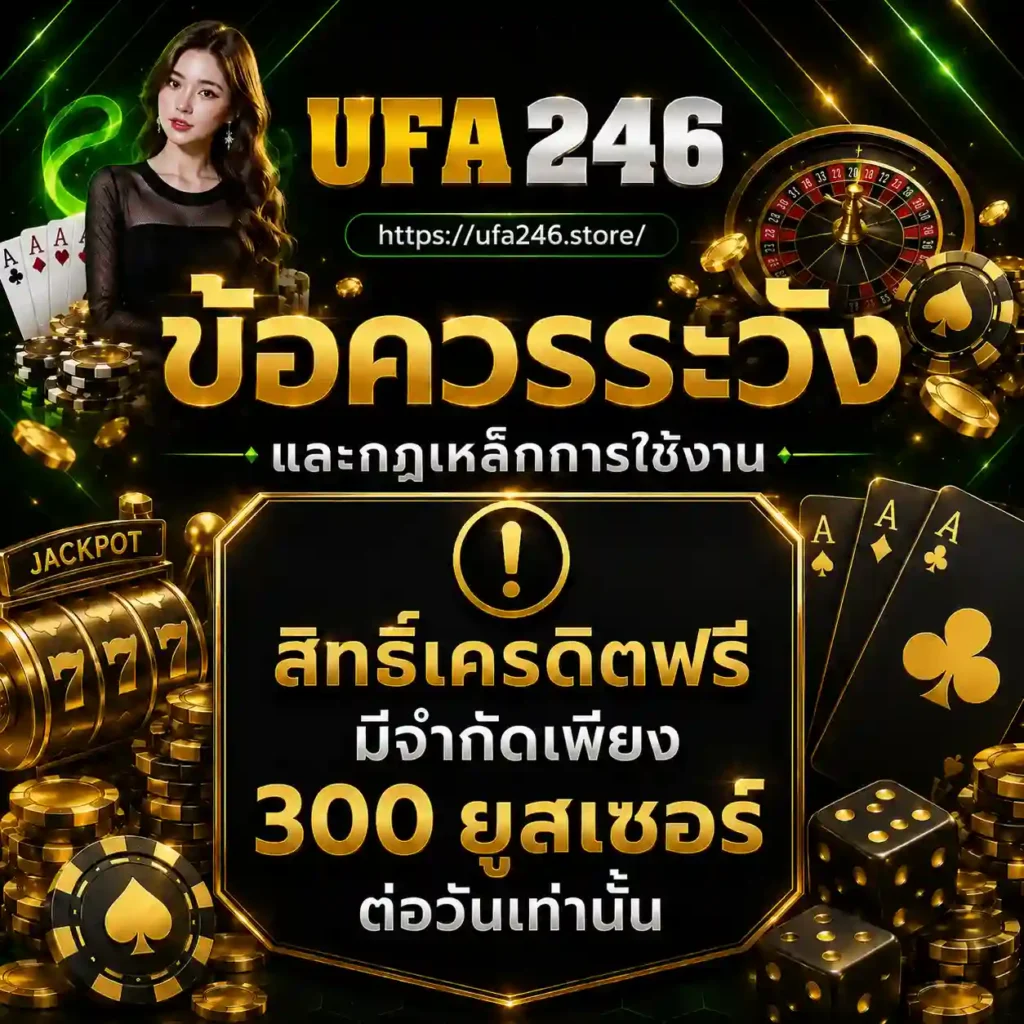 UFA246 เครดิตฟรี